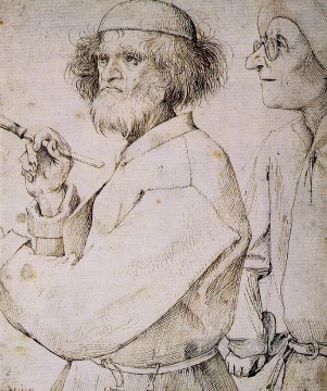  Renaissance Painting - The Painter And The Buyer Flemish Renaissance peasant Pieter Bruegel the Elder